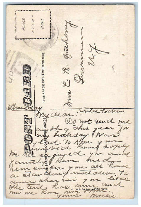 c1910's Indian Lake House Chas Morgan Prop Mountain View New York NY Postcard