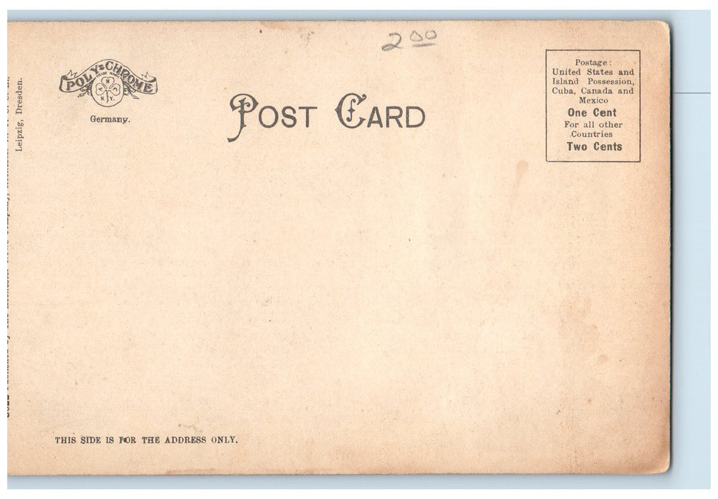 1905 Portsmouth Terrace A Typical Residence St. Rochester New York NY Postcard