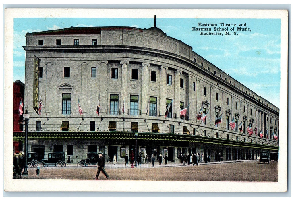 c1910's Eastman Theater And School Of Music Rochester New York NY Postcard