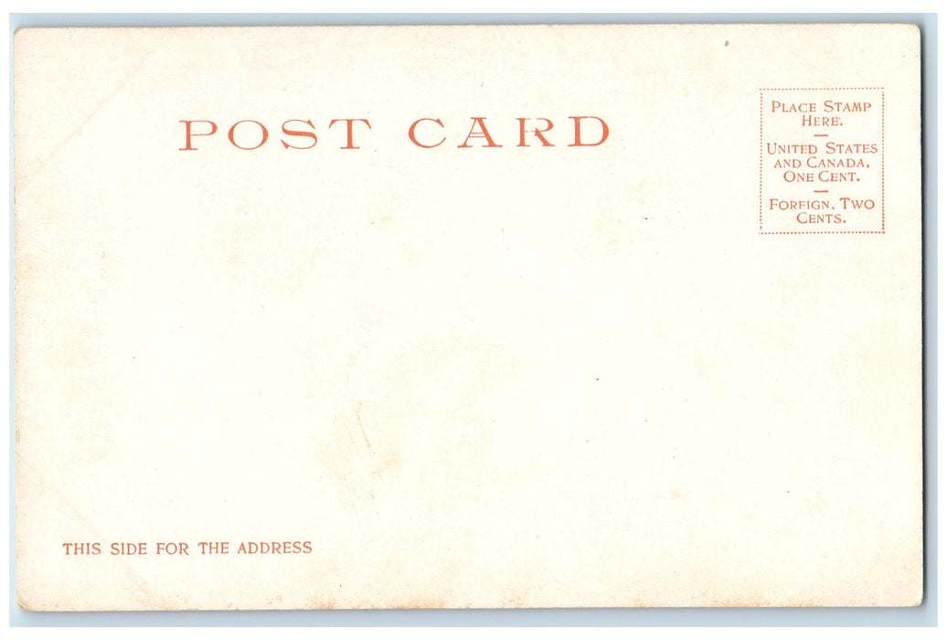 c1905's The William L Gilbert Home Winsted Connecticut CT Posted Trees Postcard