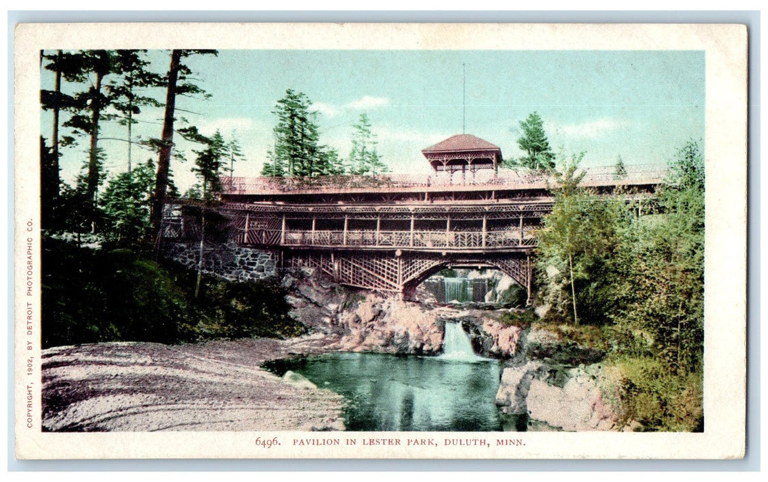 c1905's Pavilion In Lester Park Duluth Minnesota MINN Unposted Vintage Postcard