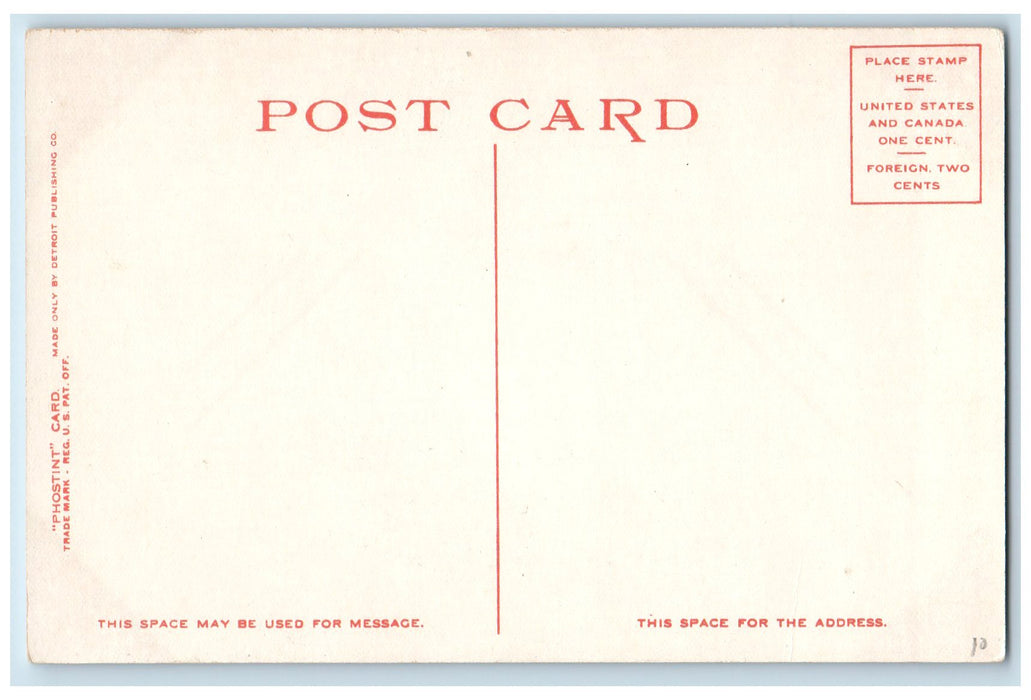 c1910's State Line Tunnel Berkshire Hills Massachusetts MI Unposted Postcard