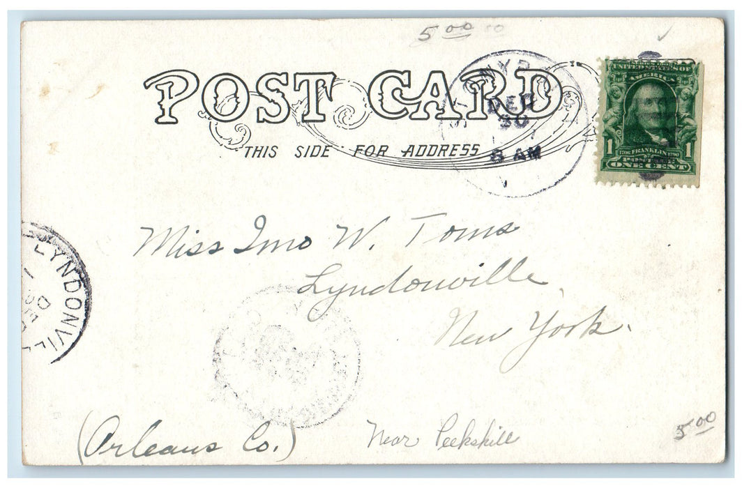 c1905 Presbyterian Church Exterior Scene Stony Point New York NY Postcard