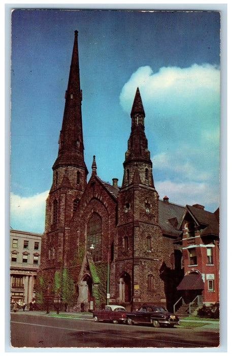 c1950's Asbury Delaware Methodist Church Landmark Tupper St. Buffalo NY Postcard