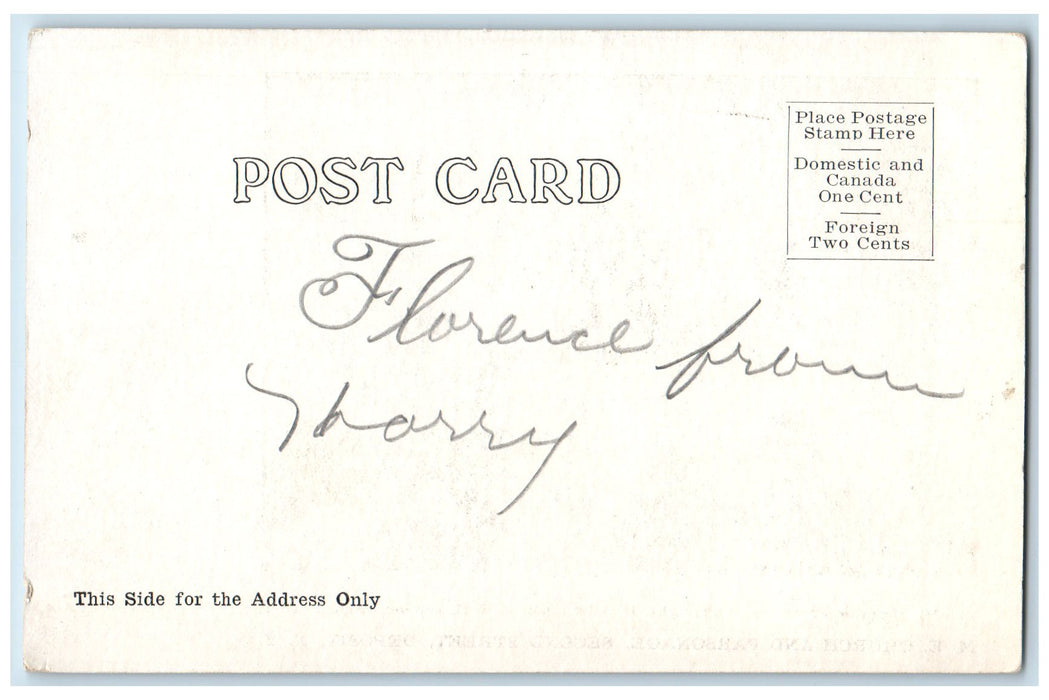 c1920 M. E. Church Parsonage Second Street Deposit New York NY Unposted Postcard