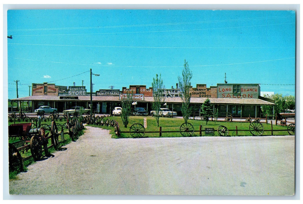 c1950's Westward Ho Village Fabulous Westward Ho Motel Grand Forks ND Postcard