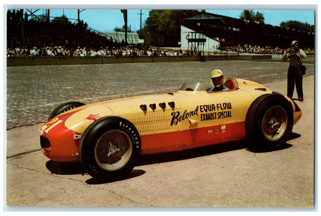 Champion Johnny Parsons 500 Mile Speedway Trail Indianapolis Indiana IN Postcard