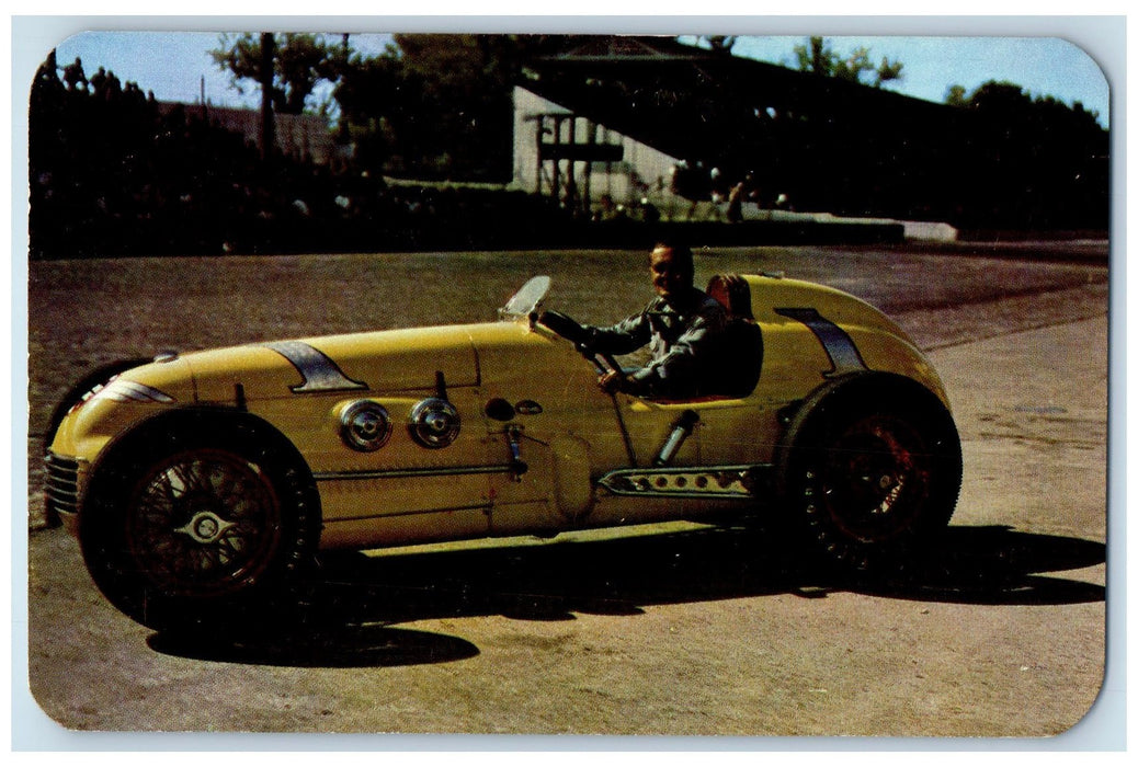 500 Mile Speedway Trail 1950 Champion Johnny Parsons Indianapolis IN Postcard