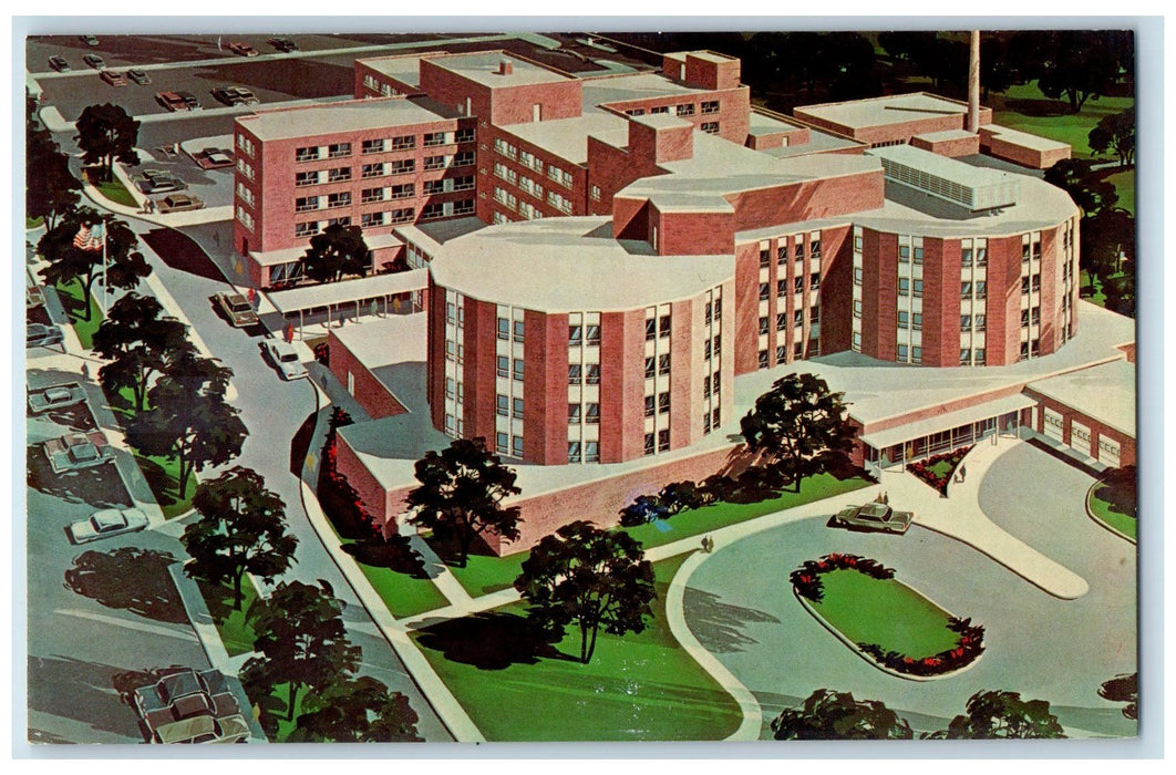 Community Hospital Building North Ritter Avenue Indianapolis Indiana IN Postcard