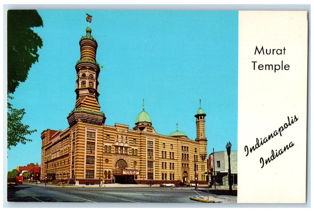 Murat Temple Home Of Nobles Mystic Shrine Indianapolis Indiana IN Postcard