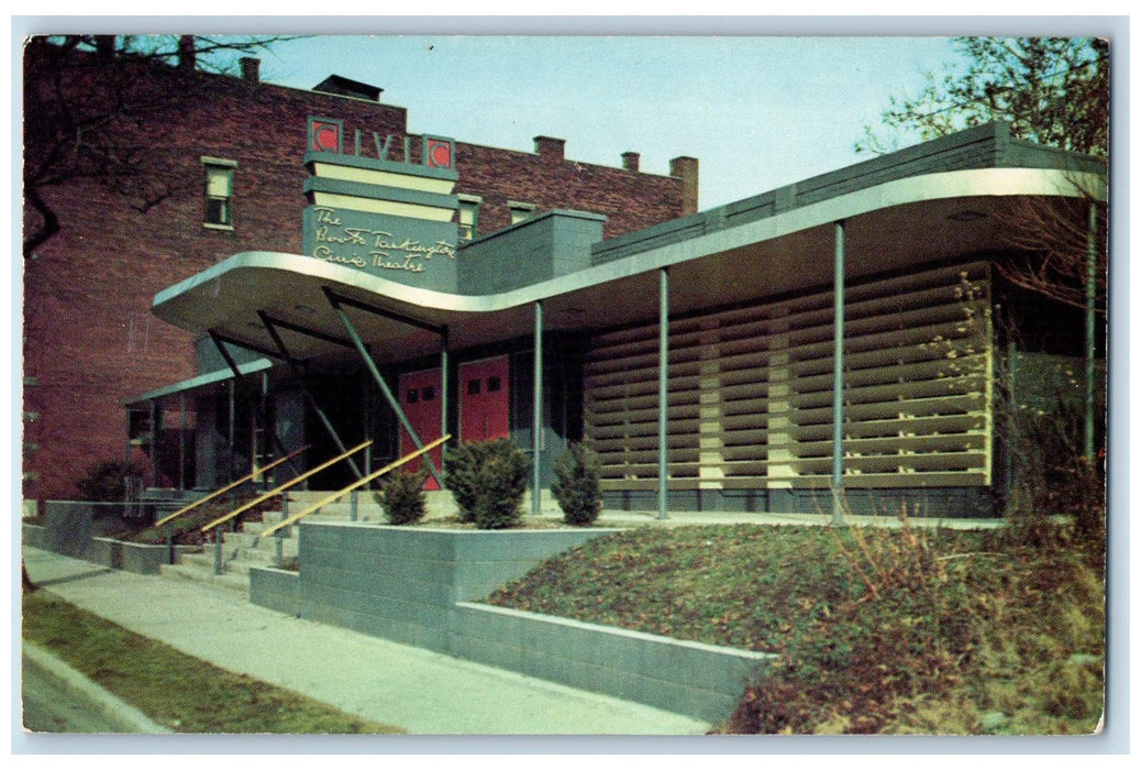 The Booth Tarkington Civic Theatre Indianapolis Indiana IN Vintage Postcard