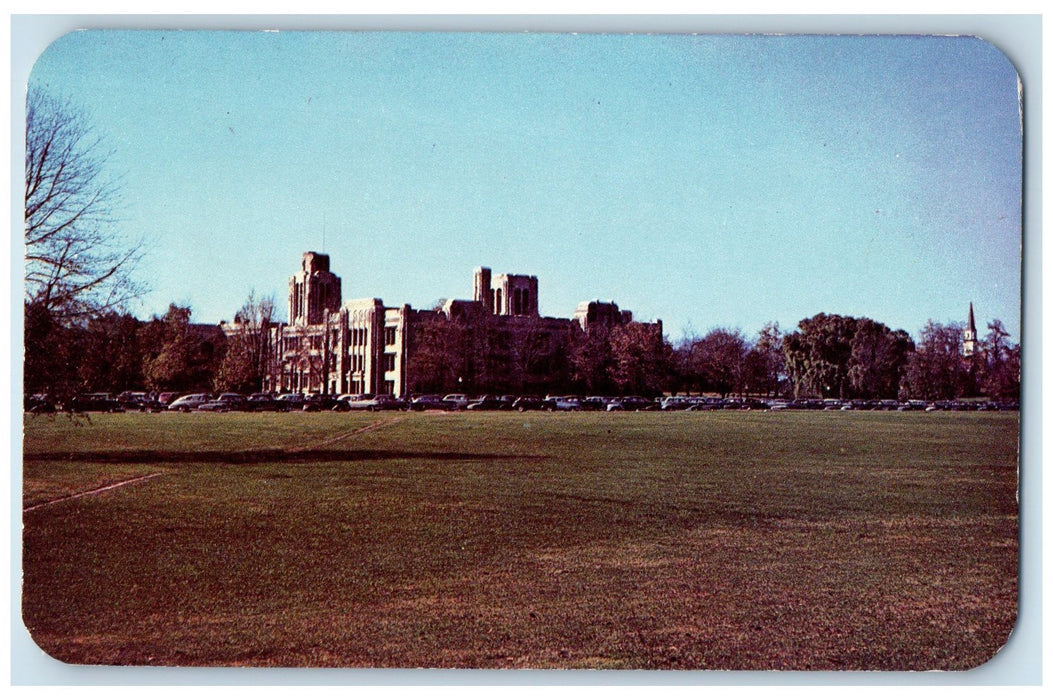 Panoramic View Of Butler University Car-lined Indianapolis Indiana IN Postcard