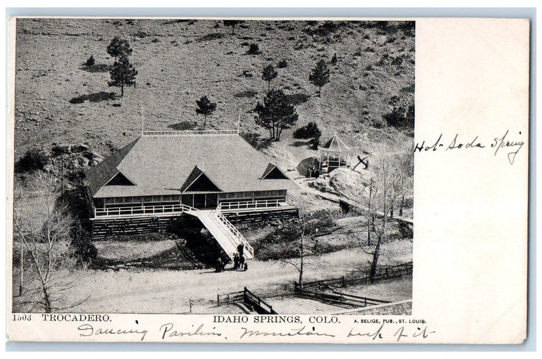 c1910s Trocadero Scene House Idaho Springs Colorado CO Unposted Vintage Postcard