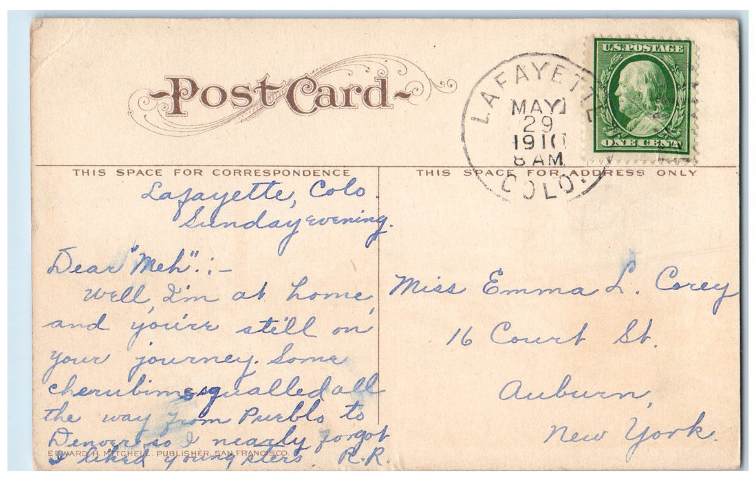 1910 Minnequa Plant Of The C.F and I. Co. Pueblo Colorado CO Posted Postcard