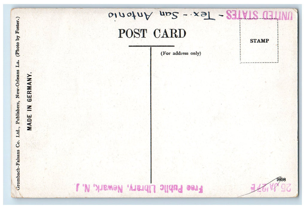 c1910's Mission San Juan De Capistrano San Antonio Texas TX Unposted Postcard