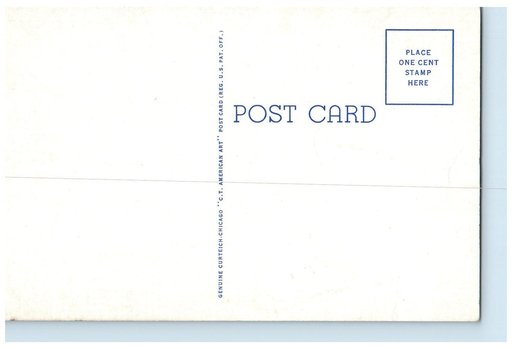 c1940s Turner Falls 70 Feet High View Near Ardmore Oklahoma OK Unposted Postcard