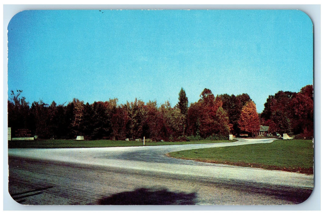 Entrance To Mc Cormick's Creek State Park Spencer Indiana IN Vintage Postcard