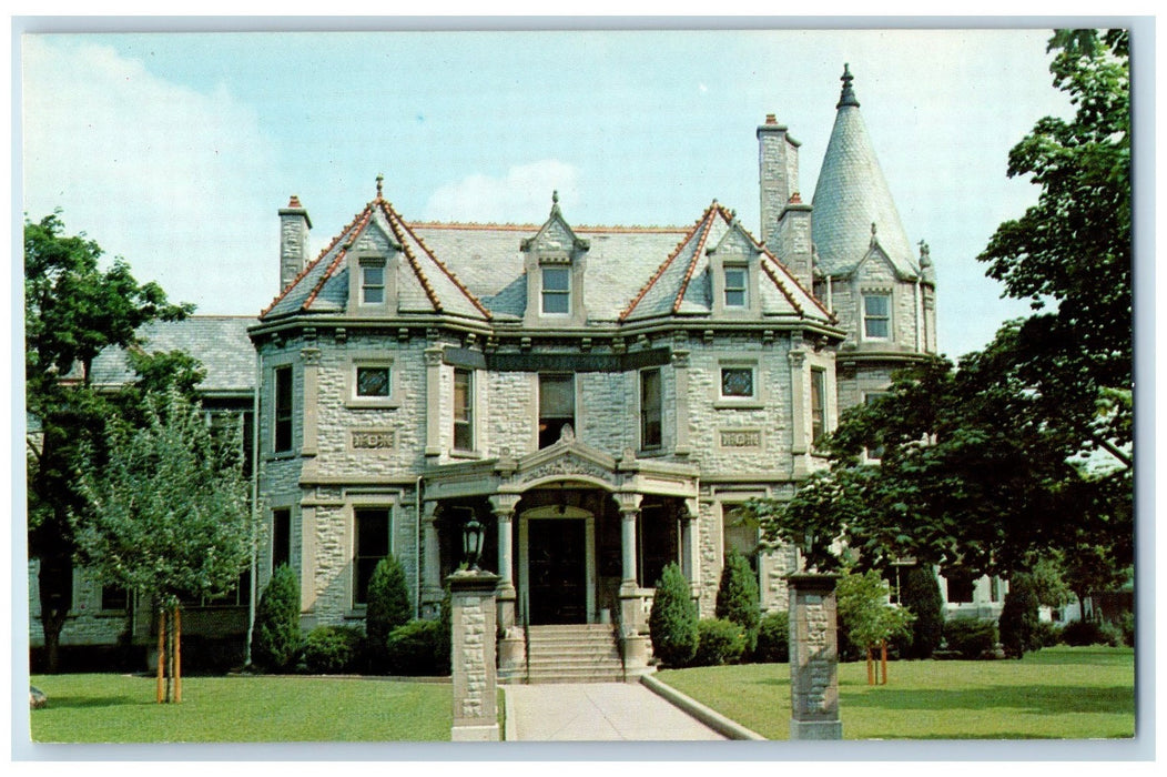 Charles Major Memorial Hospital Front View Shelbyville Indiana IN Postcard