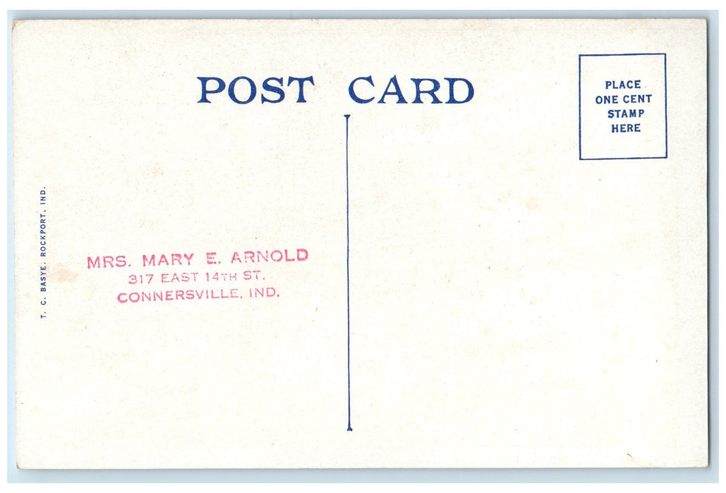 View Of Spencer County Court House Library Building Rockport Indiana IN Postcard