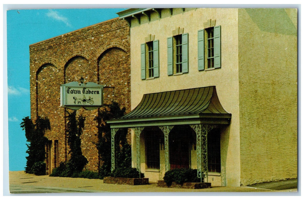 c1950's Town Tavern Restaurant Bar Heffernans Augusta Georgia GA Postcard