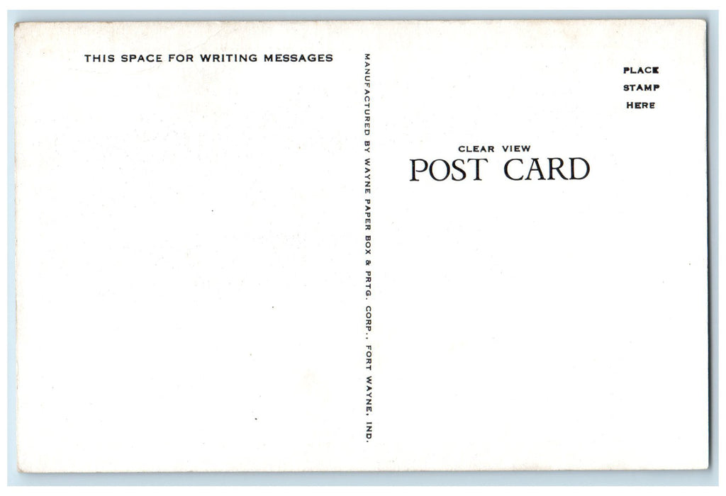 West Side Of Square Paoli Indiana IN, Ben Franklin Store Car-lined Postcard