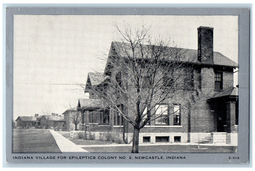 Indiana Village For Epileptics Colony No. 2. Newcastle Indiana IN Postcard