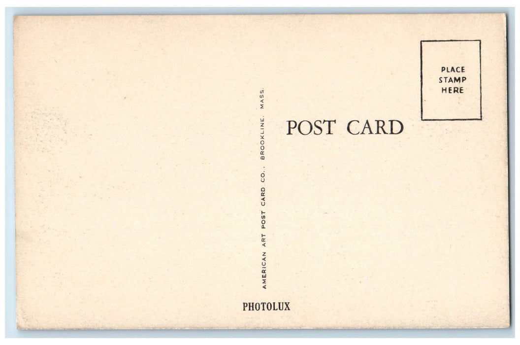 c1910's Post Office Building Scene Wiscasset Maine ME Unposted Vintage Postcard