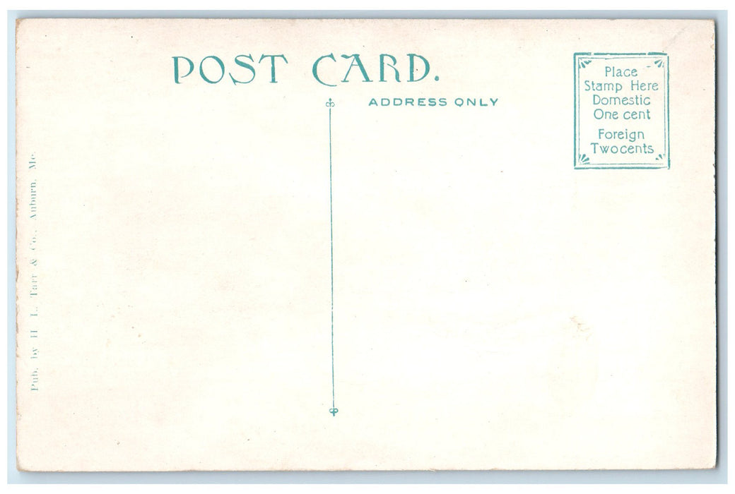 c1910's Turner Road At Lake Auburn Wagon Maine ME Unposted Vintage Postcard