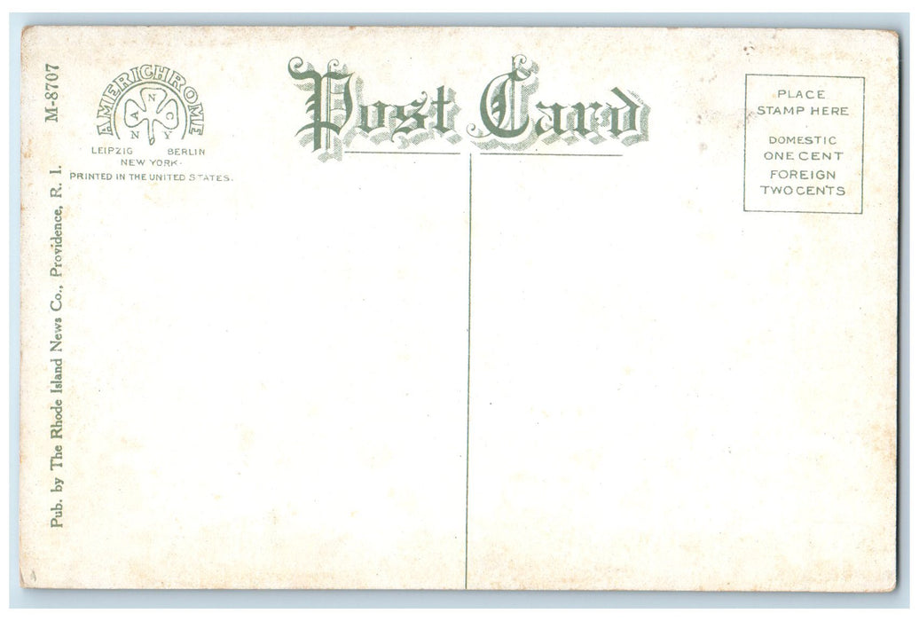 c1910s Longfellow House Matunuck Rhode Island Unposted Vintage Postcard