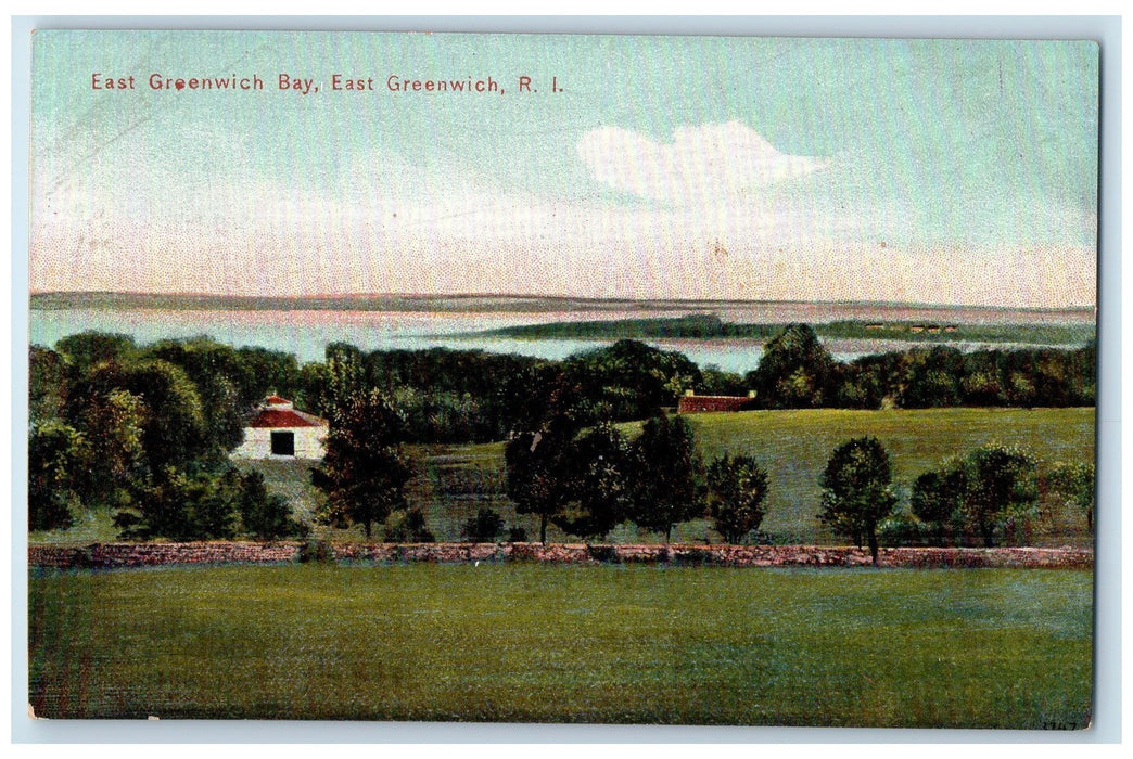 c1910s East Greenwich Bay East Greenwich Rhode Island Unposted Vintage Postcard