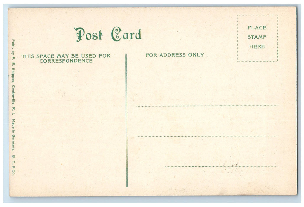 1910 Centreville Cotton Mill Centreville Rhode Island Unposted Antique Postcard