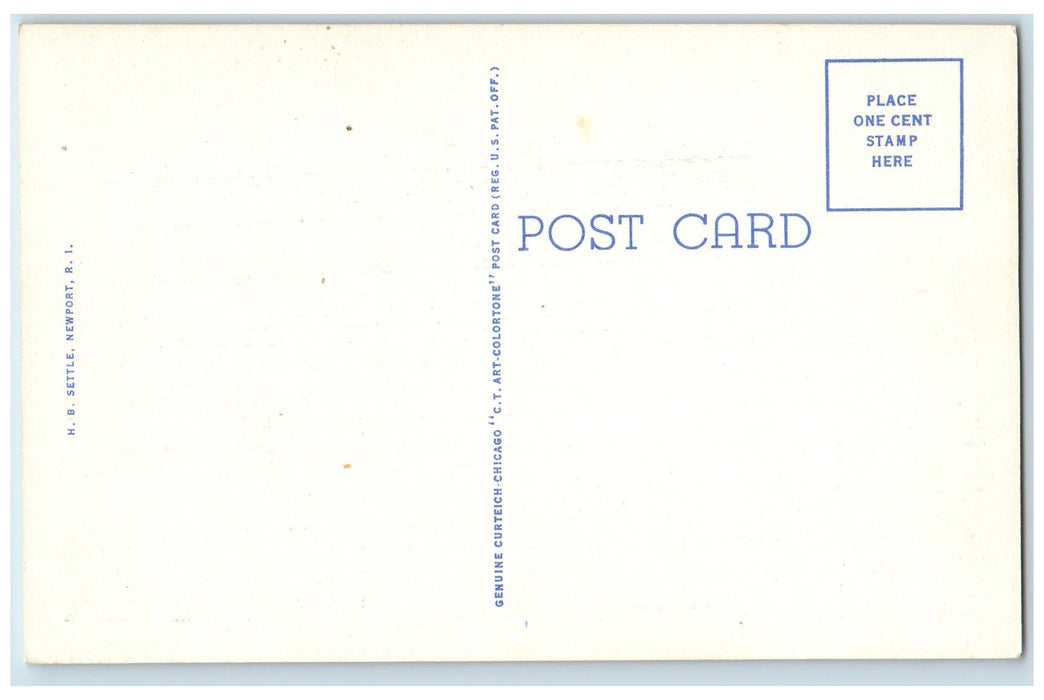 c1940s The Elms Residence Of E. J. Berwind Newport Rhode Island Posted Postcard
