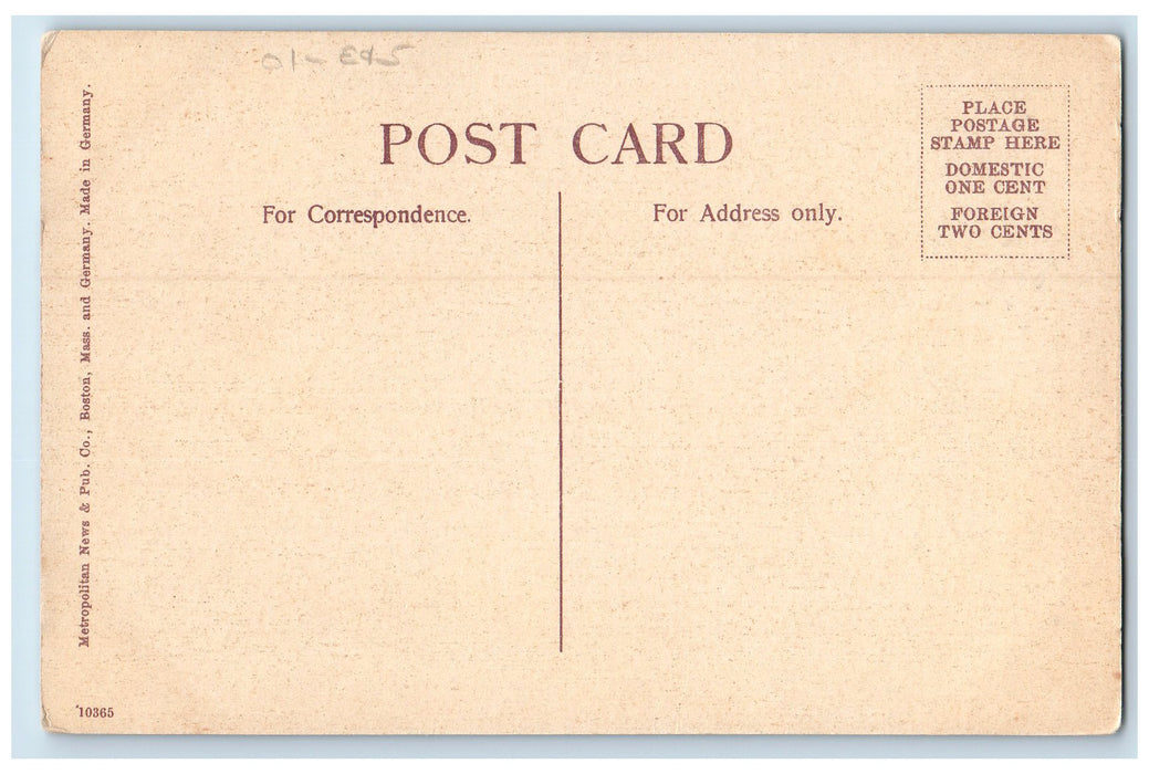 c1910s Redwood Library Oldest Public Library In Newport RI Unposted Postcard