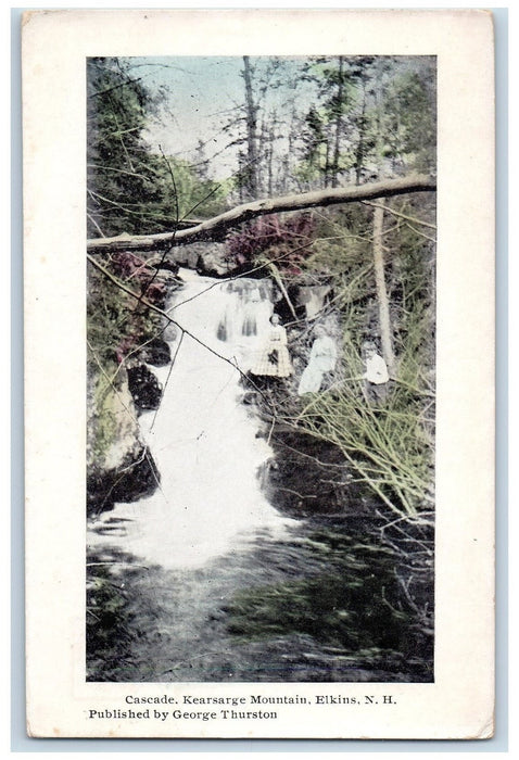 c1920's Cascade Kearsarge Mountain New Hampshire NH Unposted Vintage Postcard