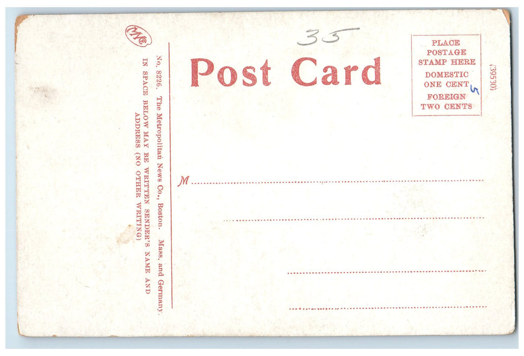 c1910's Stark Monument Star Park Manchester New Hampshire NH Posted Postcard