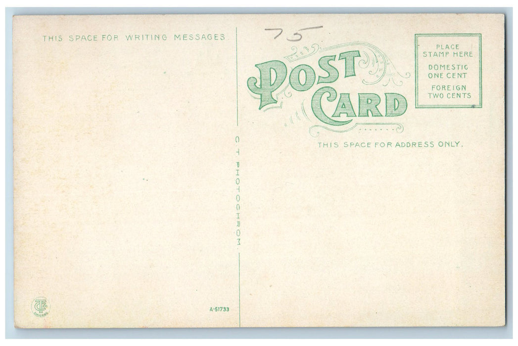 c1910's Everett Knitting Mill Factory Lebanon New Hampshire Unposted Postcard