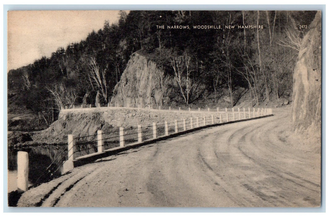 c1910's The Narrows Road Woodsville New Hampshire NH Unposted Vintage Postcard
