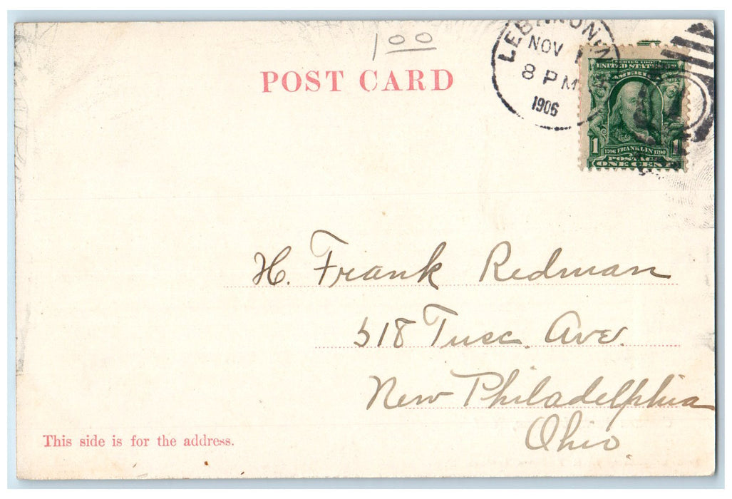 1906 Colburn Park Roadside Lebanon New Hampshire NH Posted Vintage Postcard`