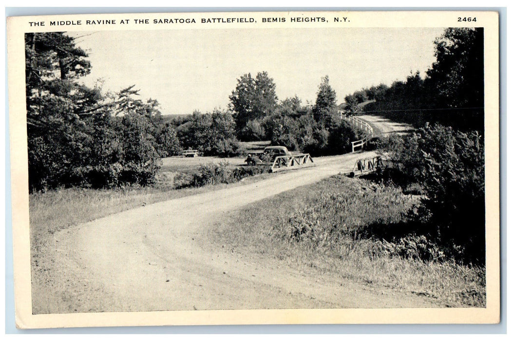 The Middle Ravine At The Saratoga Battlefield Bemis Height New York NY Postcard