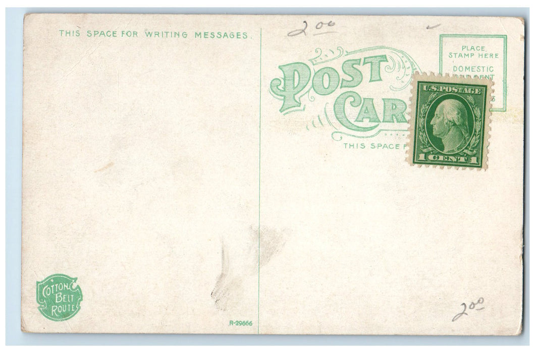 1910 One Year Old Jersey Raised By G.B. Whitley Bullard Texas Unposted Postcard