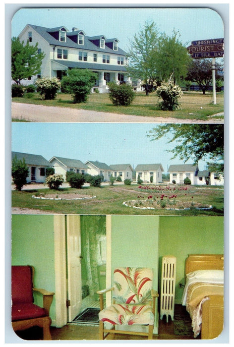 c1940s Washington Tourist Court Route 1 Beltsville Maryland DC Unposted Postcard