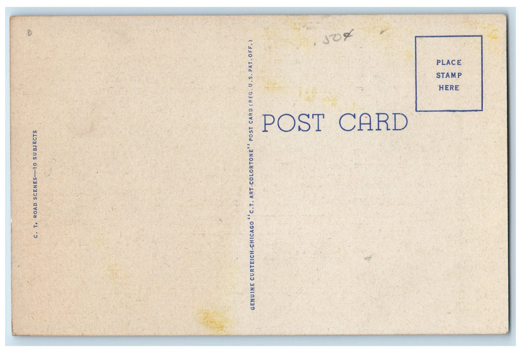 c1940's Greetings From Maybrook Orange County New York NY Unposted Postcard