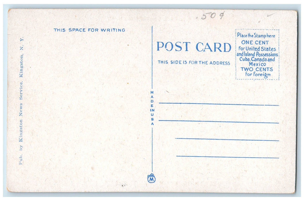 Greetings From Mt. Tremper A Beauty Spot Catskill Mountain New York NY Postcard