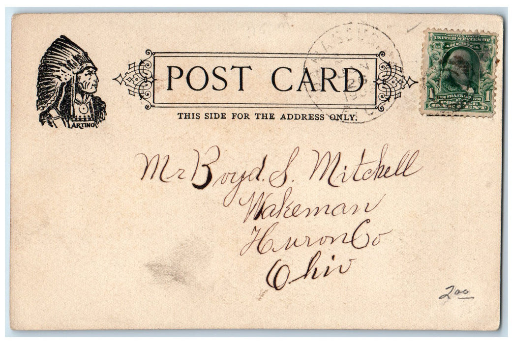1906 Bush's Glen Between Cochecton And Callicoon Depot New York NY Postcard