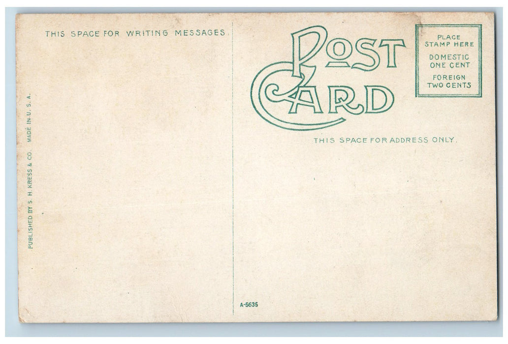 c1950 Sunset Mountain Drive Horseman Dirt Road Overlooking Asheville NC Postcard