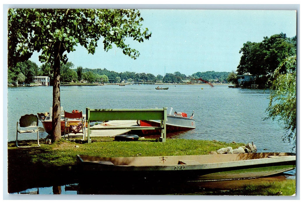 c1960's One Of The Beautiful Spots Lake Shafer Monticello Indiana IN  Postcard