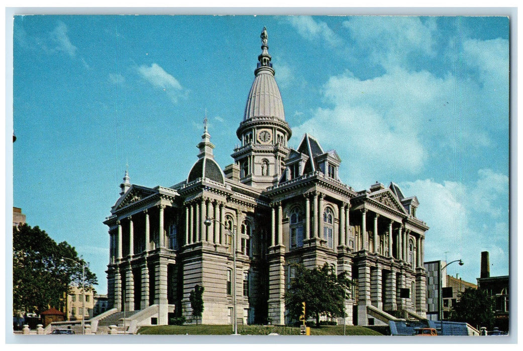 c1960's Tippicanoe County Court House Lafayette Indiana IN Unposted Postcard