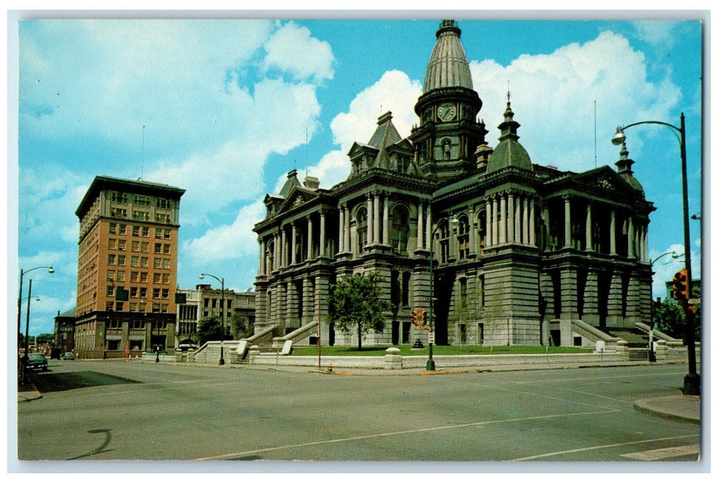 c1960s Tippicanoe County Court House Lafayette Indiana IN Life Building Postcard