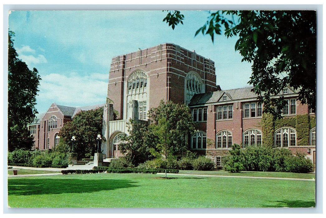 c1960's Purdue University Purdue Memorial Union Building Indiana IN Postcard