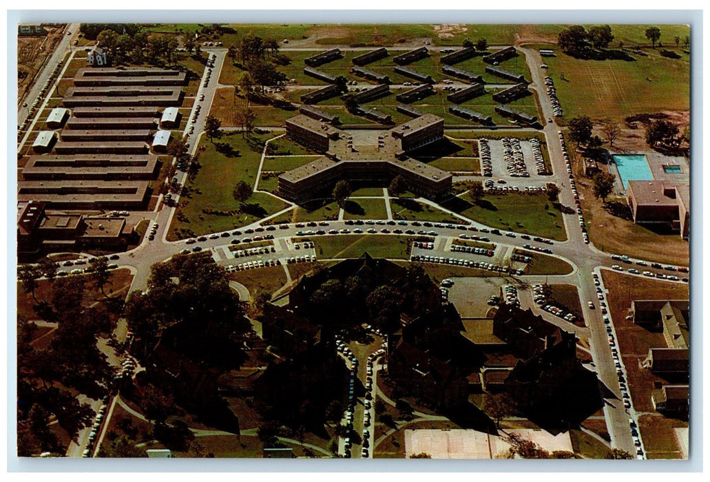 c1960's Purdue University Women's Residence Hall Lafayette Indiana IN Postcard